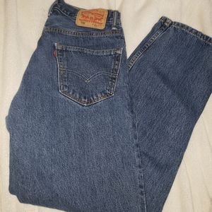 Levi's 550 high waisted jeans